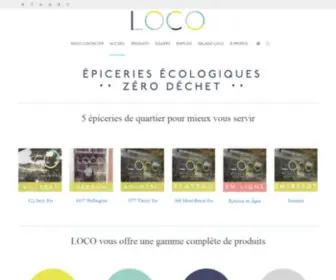 Epicerieloco.ca(Épiceries LOCO) Screenshot