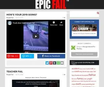 EpicFail.com(Startpagina) Screenshot