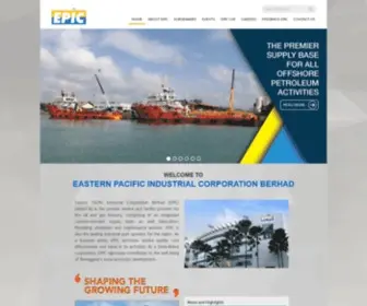 EpicGroup.com.my(Eastern Pacific Industrial Corporation Berhad) Screenshot