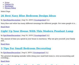 Epichomedecoration.com(EpicHomeDecoration) Screenshot