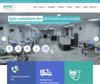 Epichospital.com(Super speciality Hospital for Heart surgery in India) Screenshot