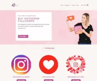 Epicinsta.com(Buy Instagram Followers) Screenshot