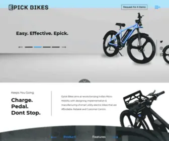 Epickbikes.com(Discover the Epick Experience) Screenshot