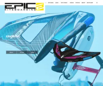 Epickiteskiteboarding.com(EPIC KITES KITEBOARDING) Screenshot