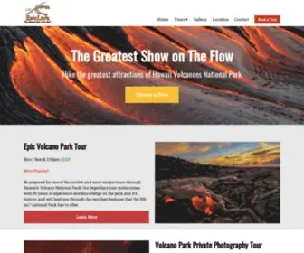 Epiclava.com(Hawaii Volcanoes National Park Lava Tours) Screenshot