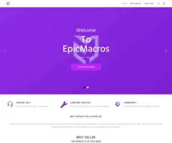 Epicmacros.com(Shopify Template) Screenshot