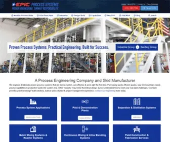 Epicmodularprocess.com(EPIC Process Systems) Screenshot