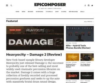 Epicomposer.com(All about epic) Screenshot