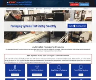 EpicPackagingsystems.com(Automation Design & Integration Company) Screenshot
