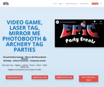 EpicPartyevents.com(Epic Party Events) Screenshot