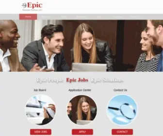EpicPp.com(Epic Personnel Partners) Screenshot