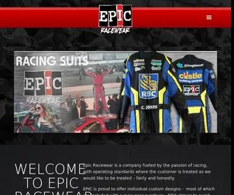 Epicracewear.ca(Epic Racewear) Screenshot