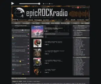 Epicrockradio.com(Epic Rock Radio) Screenshot