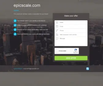 Epicscale.com(Epic Scale) Screenshot