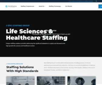 Epicstaffinggroup.com(Epic Staffing Group) Screenshot