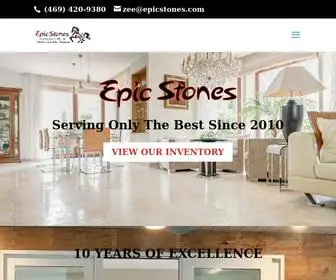 Epicstones.com(Stone Slabs) Screenshot