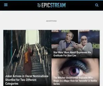 Epicstream.com(The Most Epic Fantasy & Science Fiction Site in Reality) Screenshot