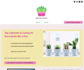 Epicsucculents.com(Epic Succulents) Screenshot