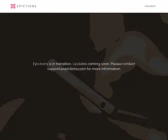 Epictions.com(Content Intelligence Software) Screenshot