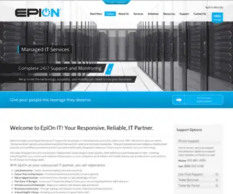 Epictn.com(Managed IT Services & IT Support) Screenshot