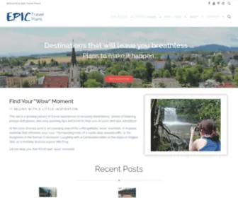 Epictravelplans.com(Epic Travel Plans) Screenshot
