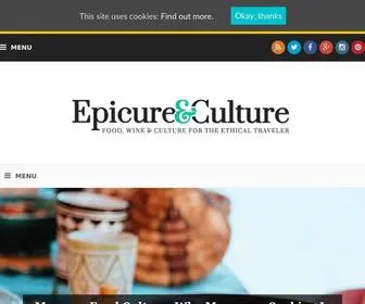 Epicureandculture.com(Epicure & Culture) Screenshot