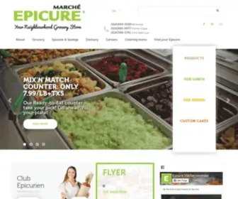 Epicuremarket.ca(Your Neighborhood Grocery Store) Screenshot