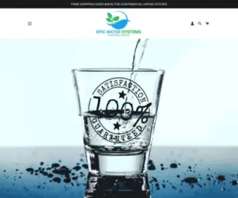 Epicwater.com(Epic Water Systems) Screenshot