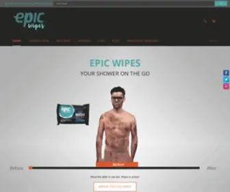 Epicwipes.com(Epic Wipes Body Wipes) Screenshot