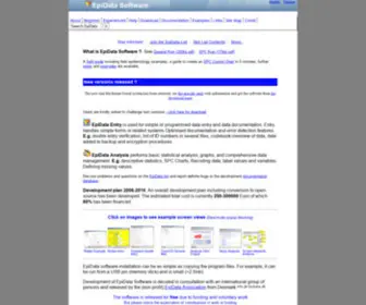 Epidata.dk(EpiData Software) Screenshot