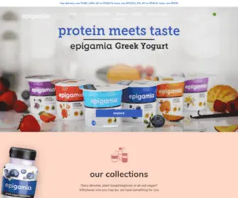 Epigamiastore.com(We are now delivering Epigamia directly to your doorstep. Your favourite healthy snack) Screenshot