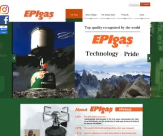 Epigas.com(EPIgas公式Webサイト) Screenshot