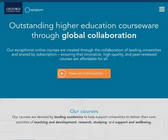 Epigeum.com(Online training for higher education) Screenshot