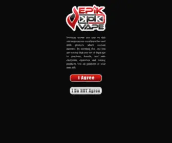 Epikvape.com(Epik Vape) Screenshot