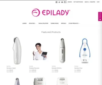 Epiladyusa.com(Epilators and Hair Removal From the Inventors of Epilation) Screenshot