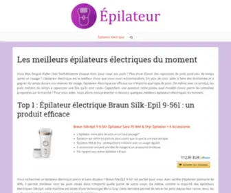 Epilateur-Electrique.info(Meilleur épilateur électrique pas cher) Screenshot