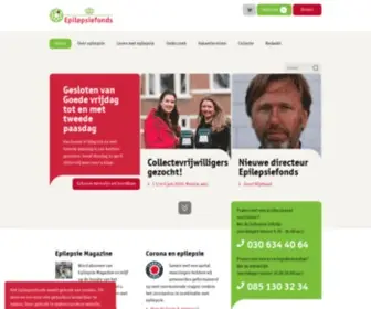 Epilepsie.nl(Epilepsie verstoort levens van 200.000 Nederlanders) Screenshot