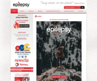 Epilepsy.org.za(Epilepsy SA) Screenshot