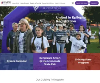 Epilepsyfoundationmn.org(Epilepsy Foundation of Minnesota) Screenshot