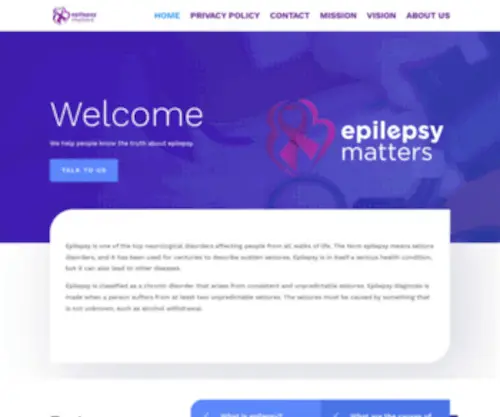 Epilepsymatters.com(epilepsymatters) Screenshot