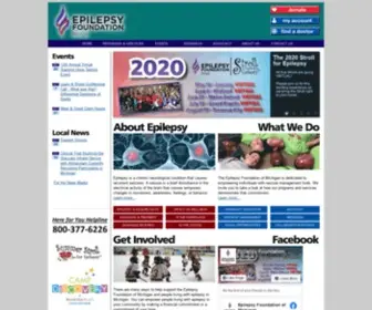 Epilepsymichigan.org(Epilepsy Foundation of Michigan) Screenshot