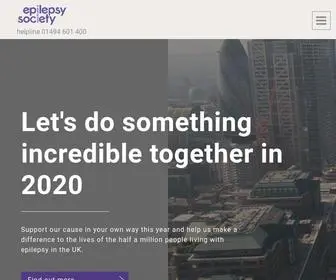 Epilepsysociety.org.uk(Transforming lives through advocacy) Screenshot