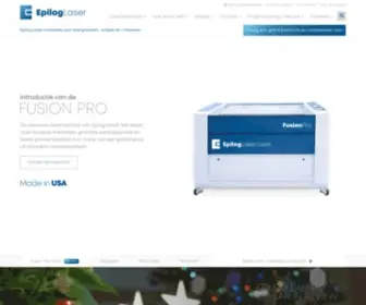 Epiloglaser.be(Epilog Laser graveer) Screenshot