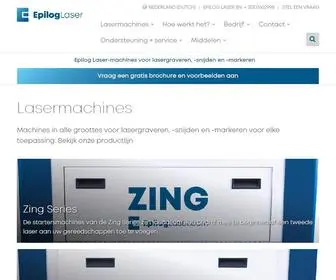 Epiloglaser.nl(Epilog Laser graveer) Screenshot