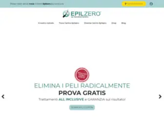 Epilzero.it(I Centri Epilzero sono specializzati in Dermo Epilazione permanente) Screenshot