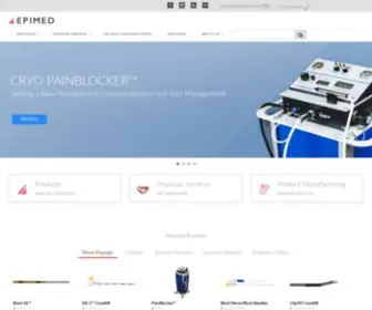 Epimed.com(Epimed International) Screenshot