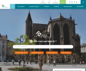 Epinal.fr(Ville d'Épinal) Screenshot
