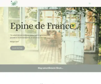 Epinedefrance.net(Un jardin qui vous ressemble) Screenshot