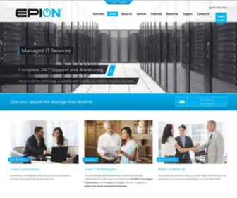 Epion.com(Managed IT Services & IT Support) Screenshot