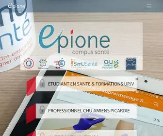 Epione-Simusante.fr(EPIONE) Screenshot
